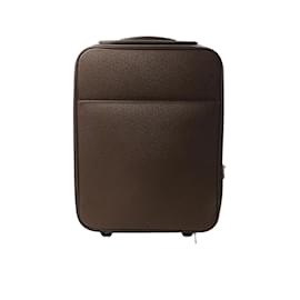 Sac de voyage Louis Vuitton Pegase 45 en cuir Taiga, Marron M23314
