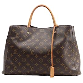 Sac à main Louis Vuitton Montaigne GM Monogram Canvas en marron
