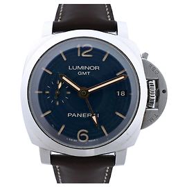 Orologio Panerai Luminor 1950 3 DAYS GMT Acciaio PAM00688 OP6950BB1815373 SS AT con quadrante blu