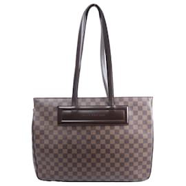 Borsa a tracolla Louis Vuitton Parioli GM Damier Ebene in marrone N51124