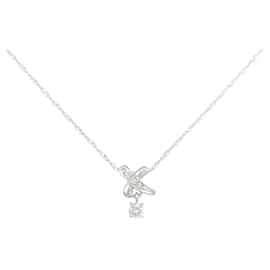 Autre Marque Collana in platino e diamanti