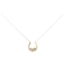 Autre Marque Collana Horseshoe Diamond Au750