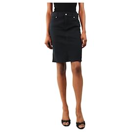 Joseph Minifalda vaquera negra - talla UK 8