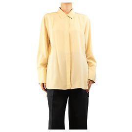 Joseph Camicia di seta crema - taglia UK 12