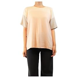 Loro Piana Rosa Baby-Kaschmir-Strickoberteil - Größe S
