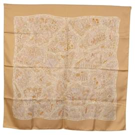 Hermès HERMES Carre 90 Schal
Chemins de Garrigue
Seide Beige Gelb