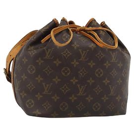 LOUIS VUITTON Monogram Petit Noe Shoulder Bag M42226 LV