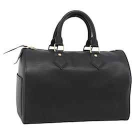 LOUIS VUITTON Epi Speedy 30 Hand Bag Noir Black M43002 LV