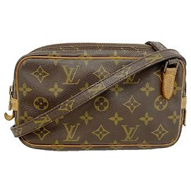 Borsa a tracolla Louis Vuitton Monogram Pochette Marly Bandoulière