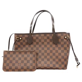 Borsa Tote Louis Vuitton Damier Neverfull PM N40600 Ebene