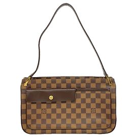 Borsa a tracolla Louis Vuitton Damier Aubagne N51129 Ebene
