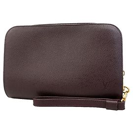 Borsa a pochette Louis Vuitton Taiga Baikal