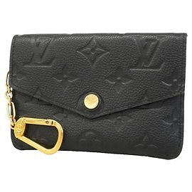 Louis Vuitton Monogram Empreinte Pochette Clé M60633 Noir