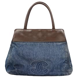 Sac cabas Chanel en denim
