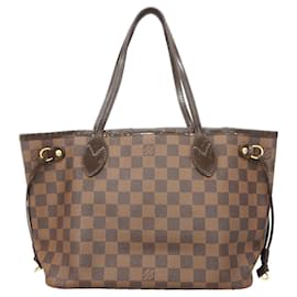 Borsa Tote Louis Vuitton Damier Neverfull PM N51109 Ebene