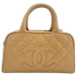Mini borsa CHANEL Matelassé in Beige