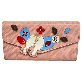 Louis Vuitton Portefeuille Sarah Long Wallet de cuero Epi