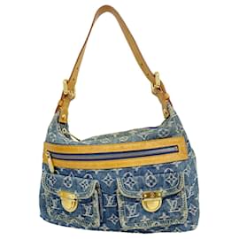 Bolso de hombro Louis Vuitton Monogram Denim Baggy PM