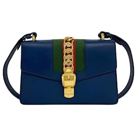 Borsa a tracolla 2-Way in pelle GUCCI Sylvie Sherry Line