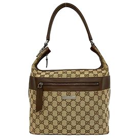 Gucci Schulter-Tote-Bag mit Logo Hardware und GG-Muster