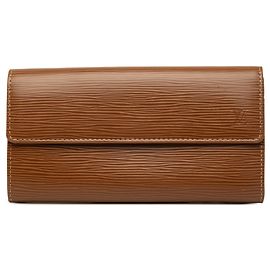 Louis Vuitton Brown Epi Sarah Long Wallet