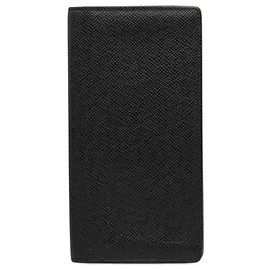 Portafoglio Louis Vuitton Brazza in Taiga nero
