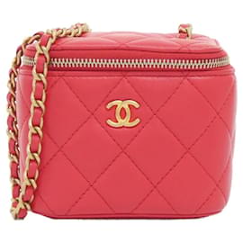 Borsa a tracolla Chanel AP1447 in pelle rossa