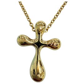 Tiffany & Co Collana Croce Elsa Peretti Small di Tiffany