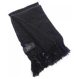Stola in cashmere Saint Laurent in nero