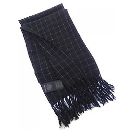 Stola in cashmere nera Saint Laurent