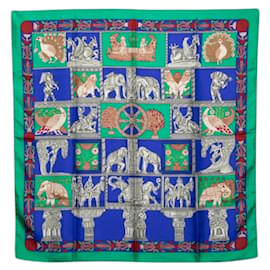Hermès Hermes Carre 90 TORANA Tower Gate Scarf Muffler