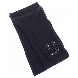 Stola in cashmere nera Gucci