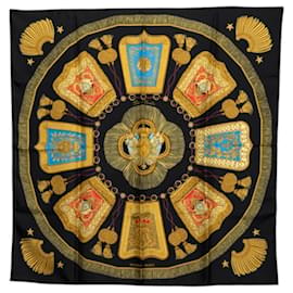 Hermès Foulard Hermes Carre 90 Poste et Cavalerie