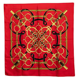 Hermès Hermes Carre 90 Eperon d'or Schal