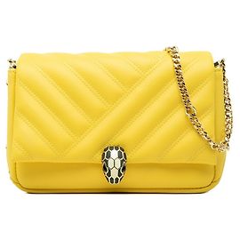 Bulgari Borsa a tracolla con catena Bvlgari Serpenti Cabochon