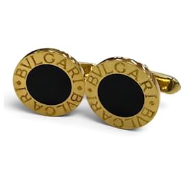 Bulgari Gemelli Bvlgari in oro giallo 18K e onice