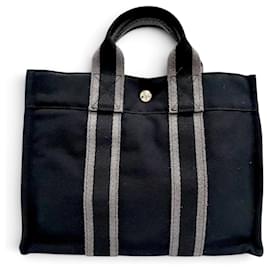 Hermès Fourre-Tout Borsa a mano in cotone/Tote Bag