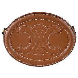 Céline Sac à épaule Celine en cuir marron