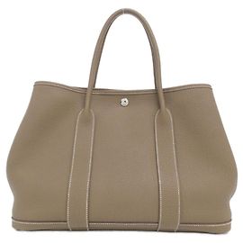 Hermès Bolso Hermes Garden Party en Etoupe Gray