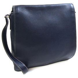 Borsa a tracolla Gucci in pelle blu navy
