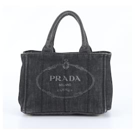 Borsa Tote Prada Canapa Denim