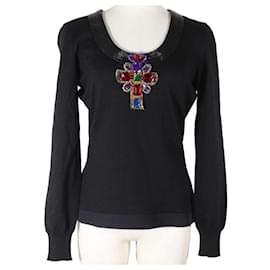 Jersey de lana Versace Bijou Cross