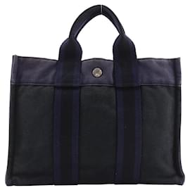 Hermès Sac Fourre Tout PM Borsa a mano in tela di cotone