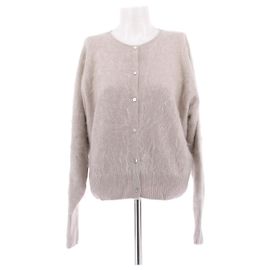 Autre Marque Beiger Kaschmir-Cardigan