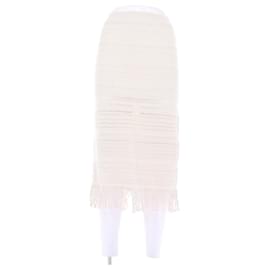 Eric Bompard Midirock aus Baumwolle Beige