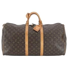 Louis Vuitton Monogram Keepall 55 Tote