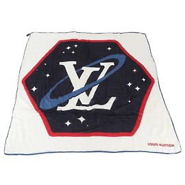 Sciarpa Stole Grande in Seta Louis Vuitton Planet LV