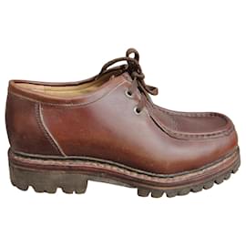 Autre Marque Scarpe Derby Annapurna in pelle marrone con cucitura Norvegese