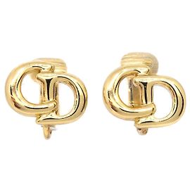 Christian Dior Vintage CD Clip-On Metal