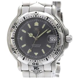 Tag Heuer Professional 6000 Quartz Stainless Steel with Plated Metal and Leather 38